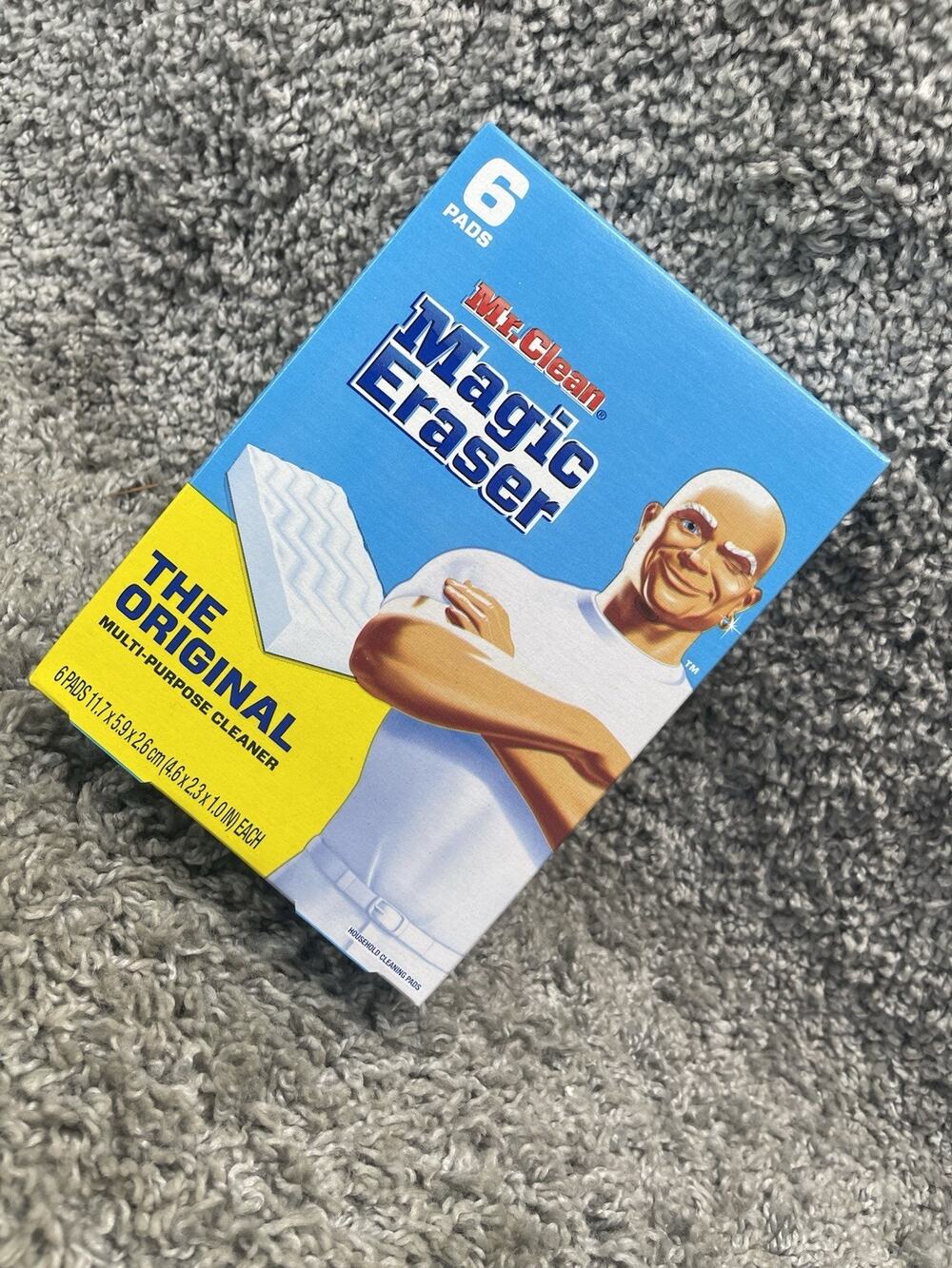 Mr Clean Magic Eraser 6 Count 2X Stronger Multi Surface Cleaning Sponge New